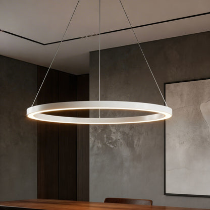 LED Aluminum Chandelier | Dimmable 3-Temperature Hanging Light