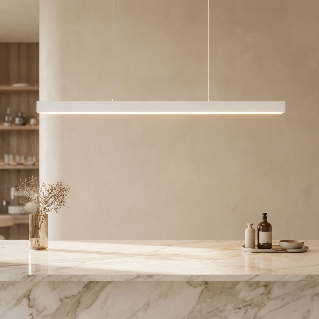 Linear LED Island Pendant | Modern Kitchen Bar Light