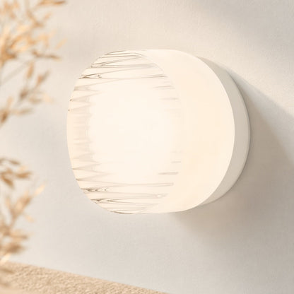 Dimple Glass Wall Light | Smart Sensor Aluminum 3000K Sconce