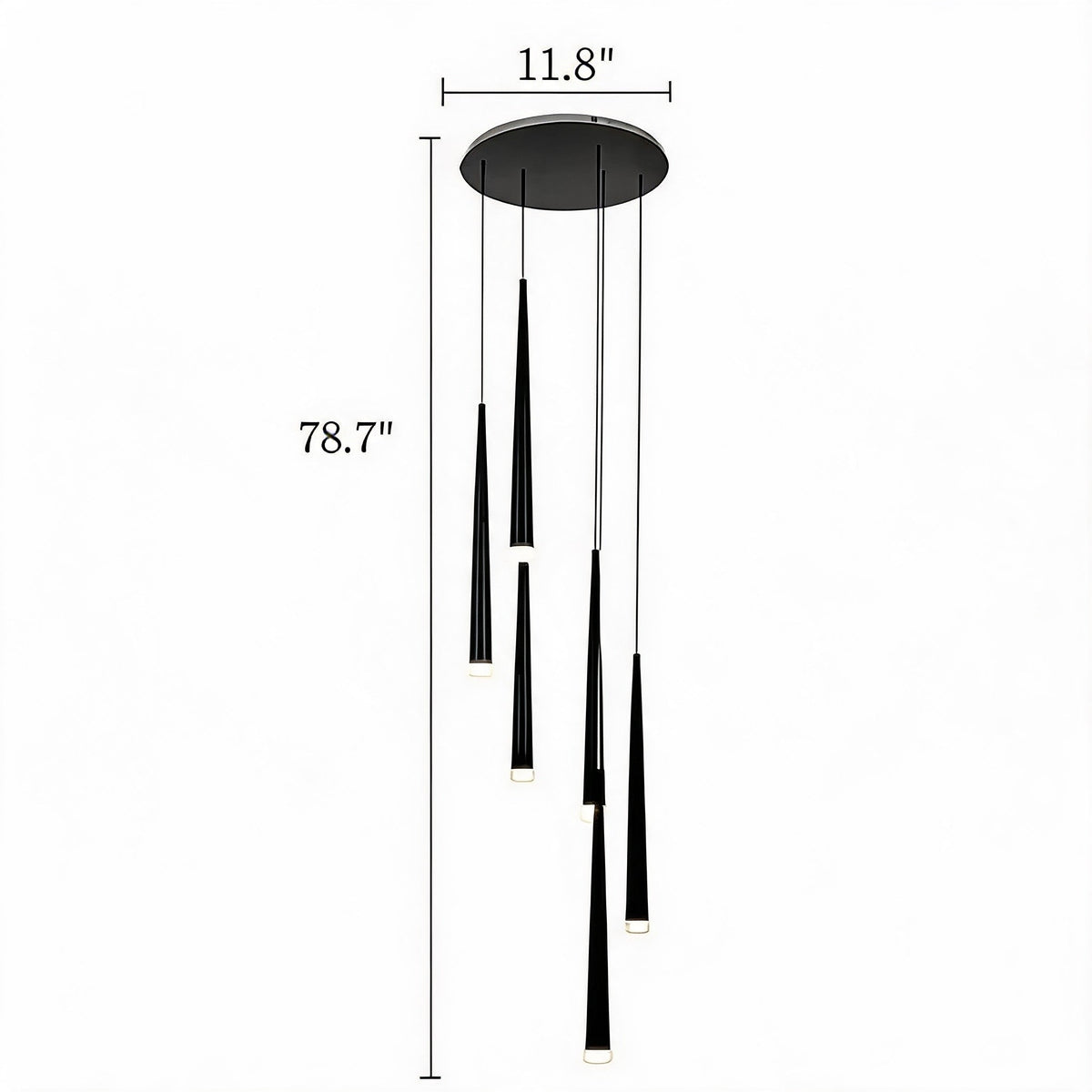 Nordic Flush Mount Ceiling Light | Dimmable LED 6-68 Heads