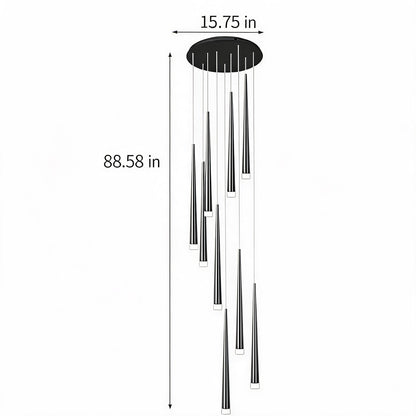 Nordic Flush Mount Ceiling Light | Dimmable LED 6-68 Heads