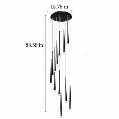 Nordic Flush Mount Ceiling Light | Dimmable LED 6-68 Heads