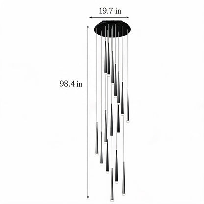 Nordic Flush Mount Ceiling Light | Dimmable LED 6-68 Heads