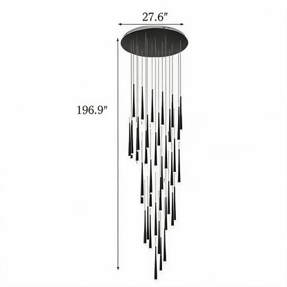 Nordic Flush Mount Ceiling Light | Dimmable LED 6-68 Heads