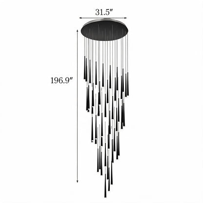 Nordic Flush Mount Ceiling Light | Dimmable LED 6-68 Heads