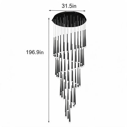 Nordic Flush Mount Ceiling Light | Dimmable LED 6-68 Heads