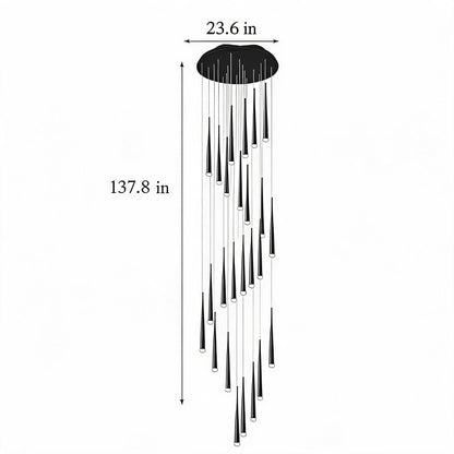 Nordic Flush Mount Ceiling Light | Dimmable LED 6-68 Heads