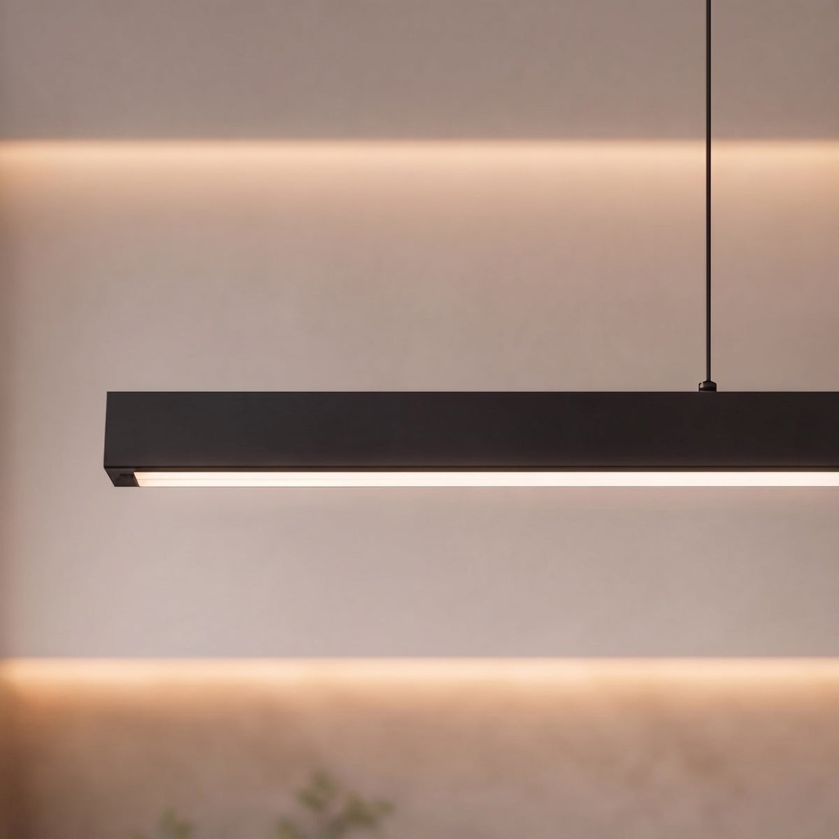 Linear LED Island Pendant | Modern Kitchen Bar Light