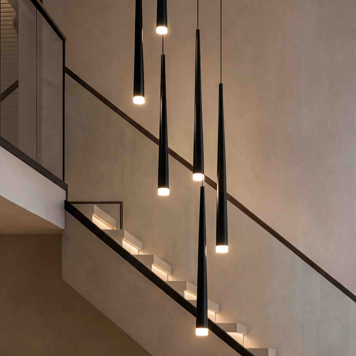 Nordic Flush Mount Ceiling Light | Dimmable LED 6-68 Heads