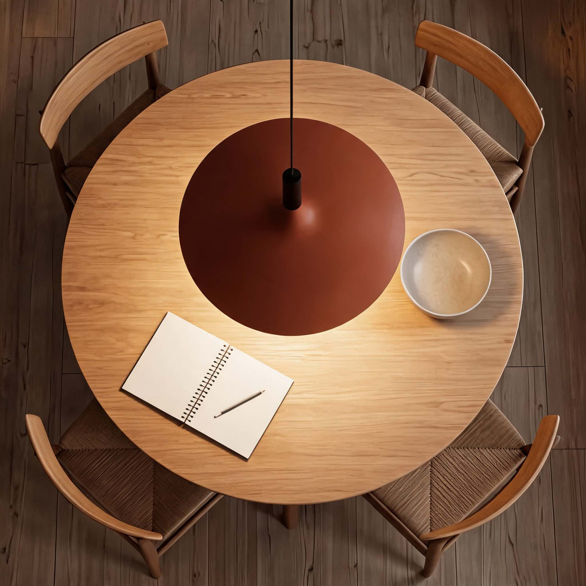 Concrete Pendant Light | Dimmable LED Kitchen Island Fixture