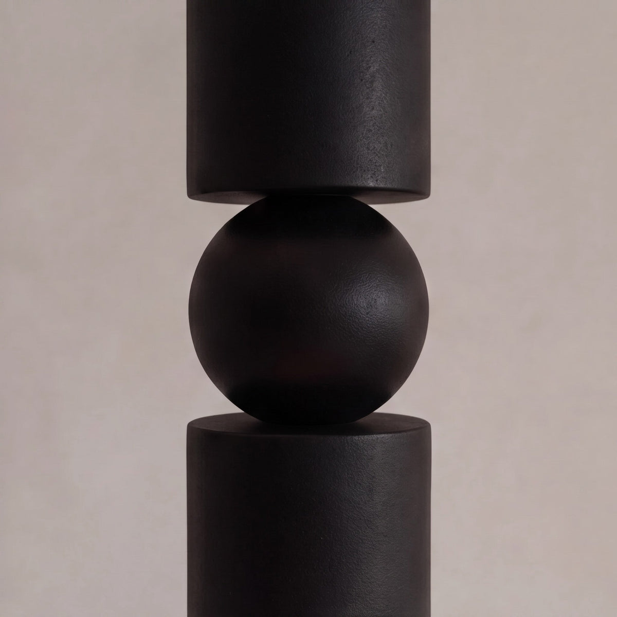 Geometric Black Pendant Light | Adjustable Dimmable LED Lamp