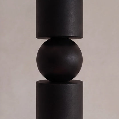 Geometric Black Pendant Light | Adjustable Dimmable LED Lamp