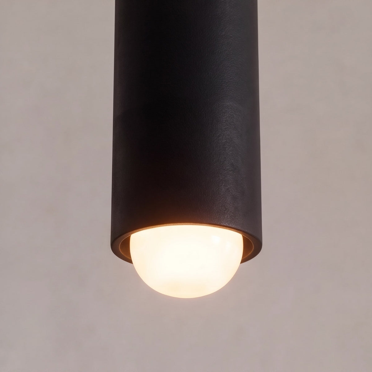Geometric Black Pendant Light | Adjustable Dimmable LED Lamp