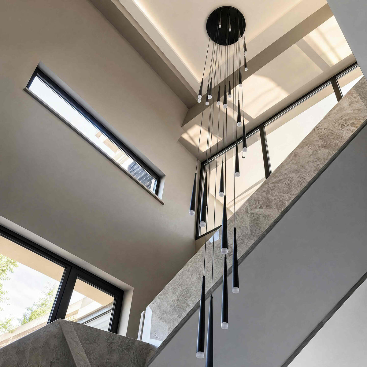 Nordic Flush Mount Ceiling Light | Dimmable LED 6-68 Heads