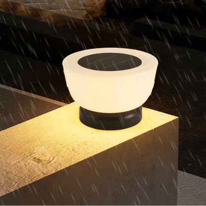 Solar Landing Light – Modern Outdoor LED Pathway Lamp, Dusk to Dawn