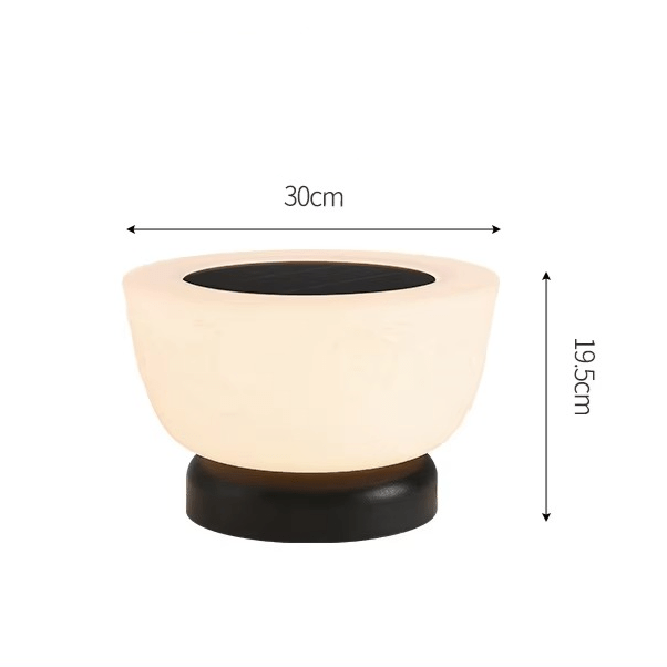 Solar Landing Light – Modern Outdoor LED Pathway Lamp, Dusk to Dawn