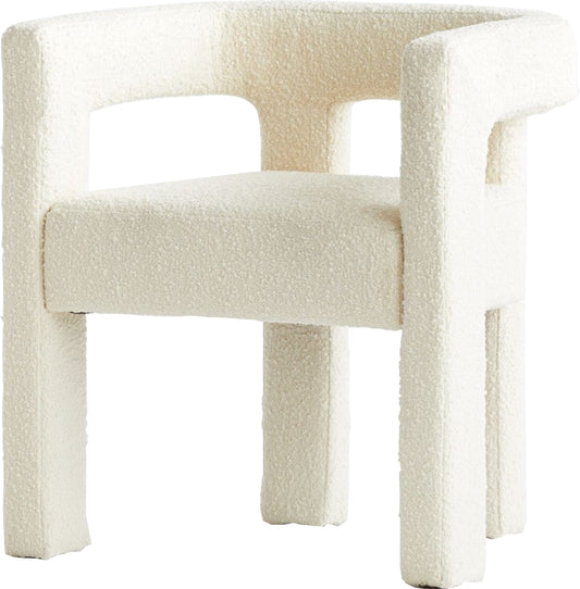 Ivory Boucle Chair