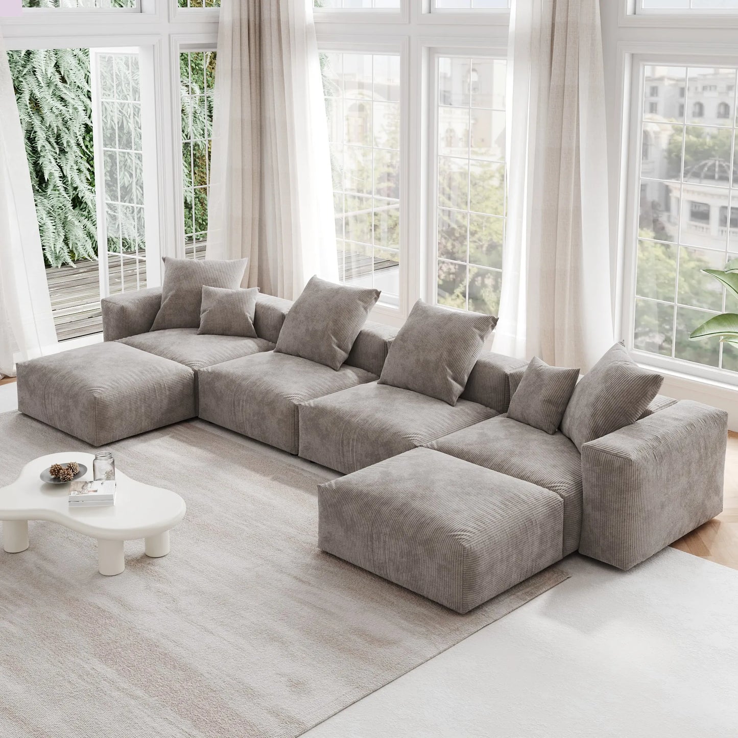 Yana Corduroy Cloud Modular Sofa